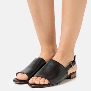 Madewell The Noelle Slingback Sandal In Leather